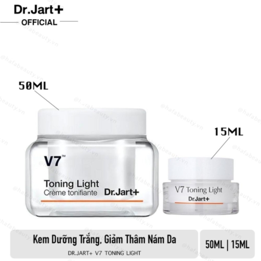 Kem Dưỡng Trắng Và Tái Tạo Da V7 Toning Light Dr.Jart+